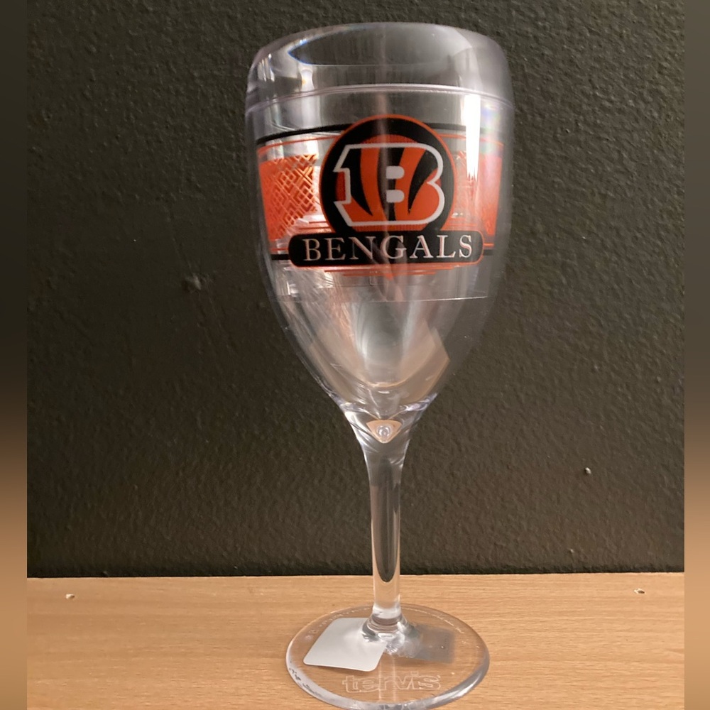 Tervis NFL Cincinnati Bengals Select Tumbler with Wrap 9oz Wine Glass, Clear